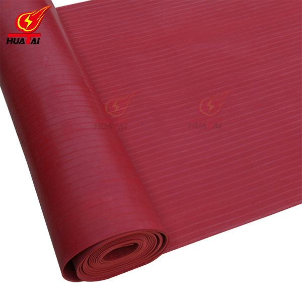 華泰  紅色耐高壓防滑絕緣膠板